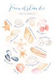 Postkarte Fundstücke VON DER NORDSEE