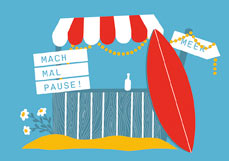 Postkarte MACH MAL PAUSE! - MEER