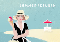 Postkarte SOMMERFREUDEN