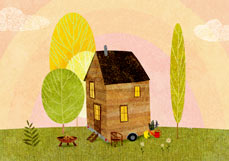 Postkarte tiny house