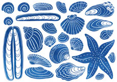 Postkarte Schätze des Meeres