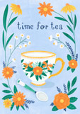 Postkarte time for tea