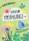 Postkarte HALLO FRÜHLING!