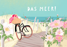 Postkarte DAS MEER!