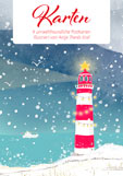 Postkartenset Antje Therés Kral - Strandfreuden Weihnachten I
