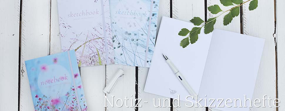 Notizhefte und Skizzenhefte